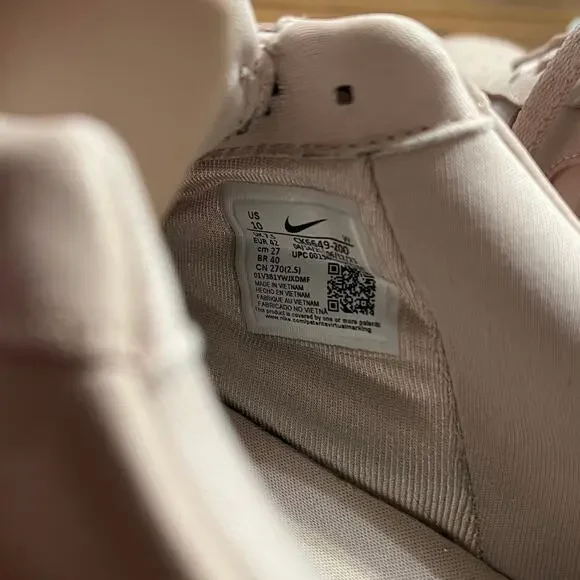 Nike Air Force 1 Pixel Particle Beige Pink Shoes Size 10